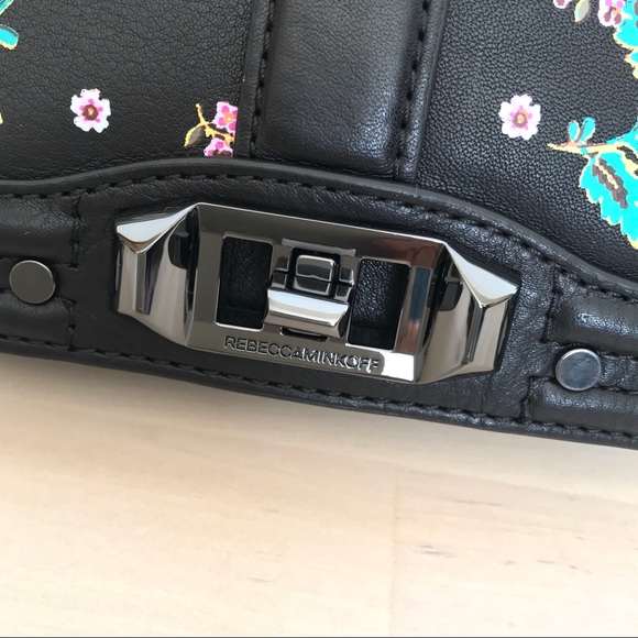 Rebecca Minkoff Love Studded Leather Crossbody Bag - Picture 4 of 7